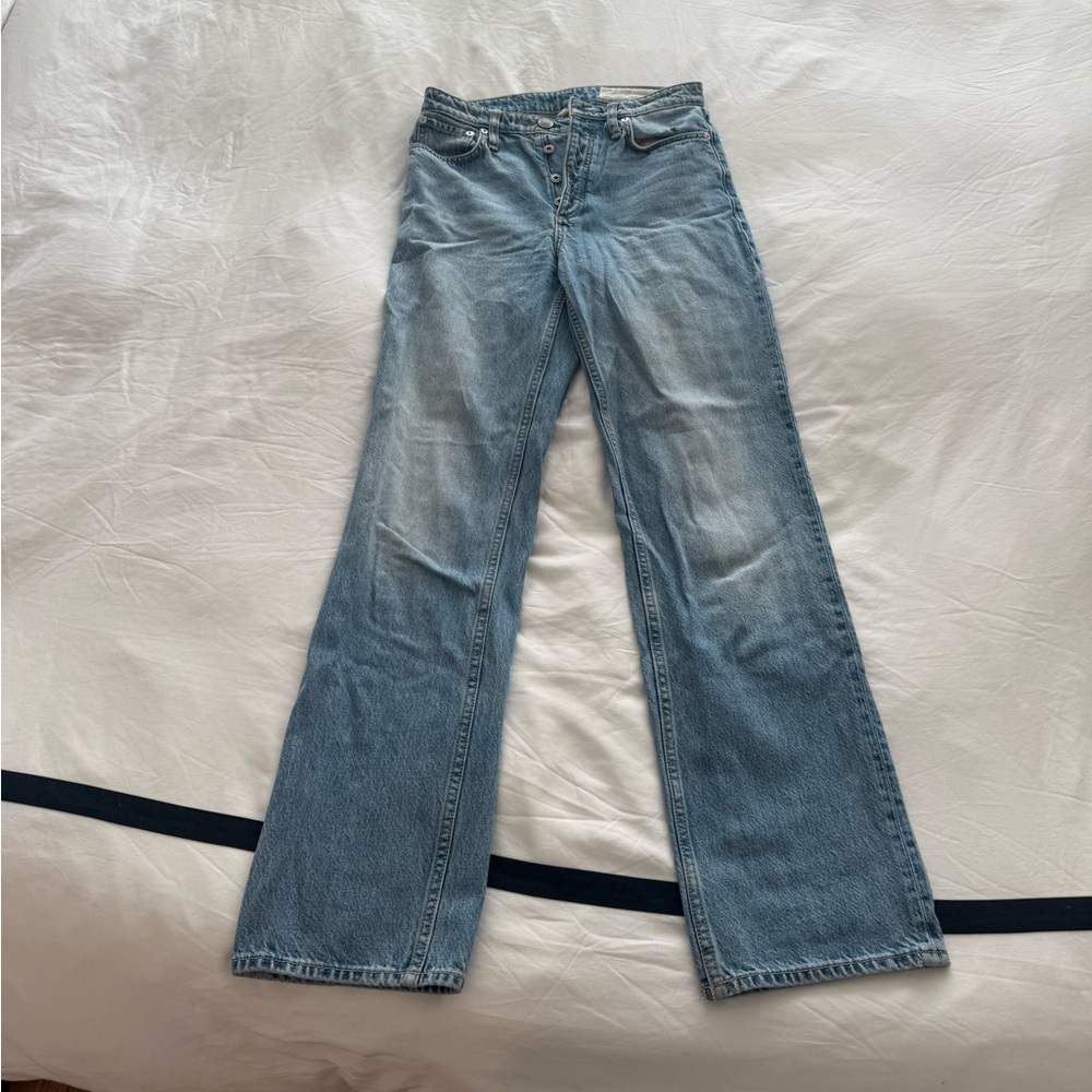Rag & bone alex high-rise straight jeans